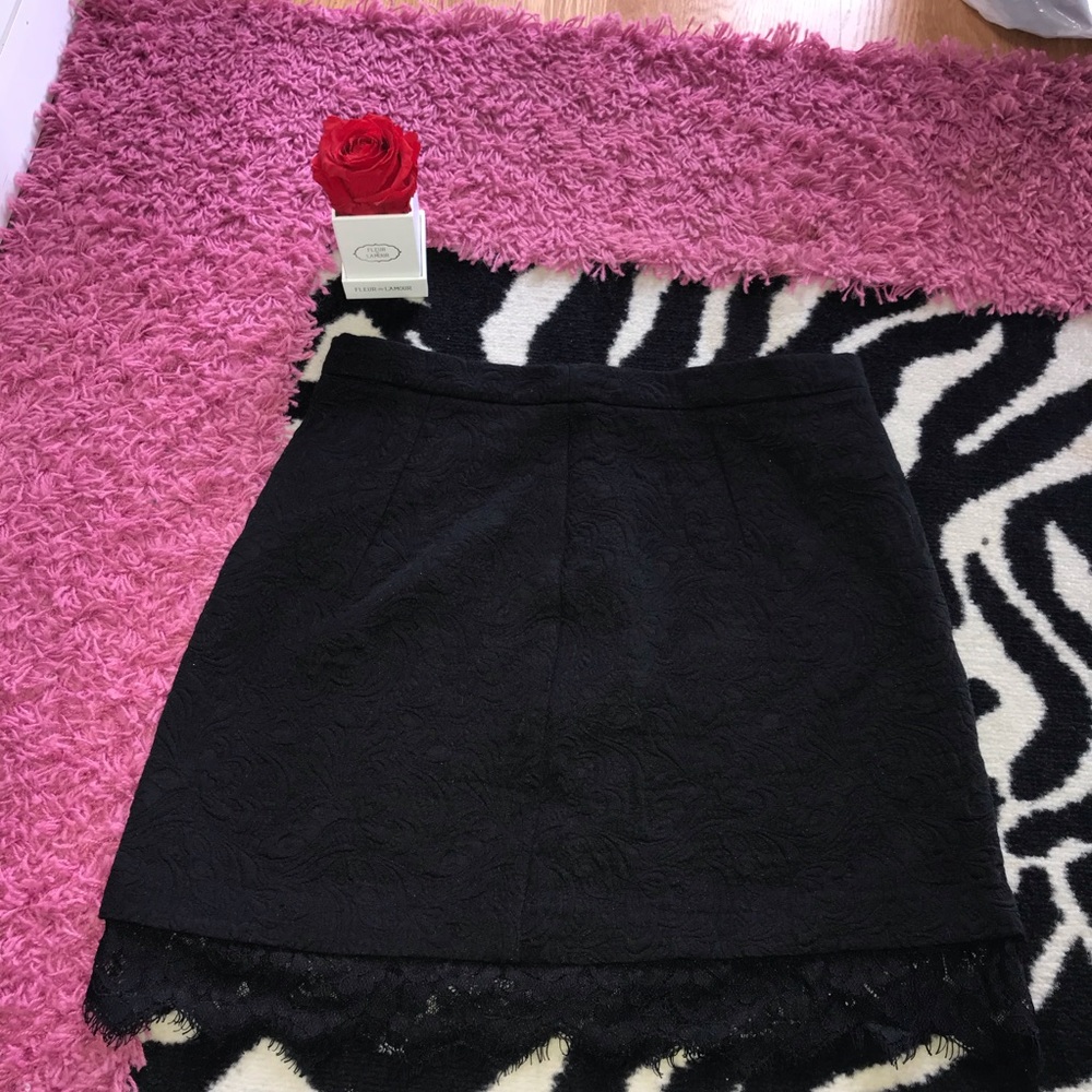 Topshop black skirt